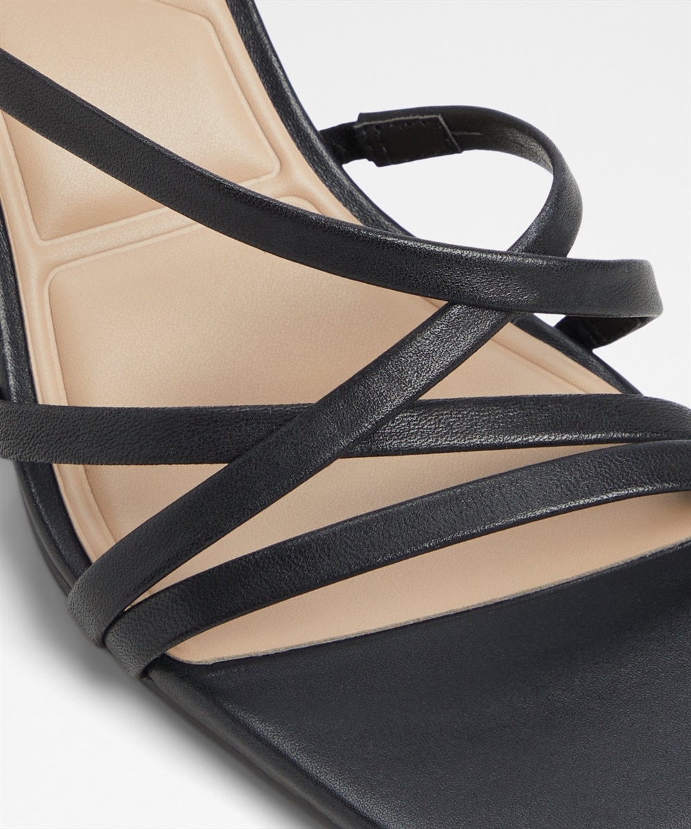 Sandalias de tacón de mujer con punta cuadrada - Aldo - Negro Negro-7