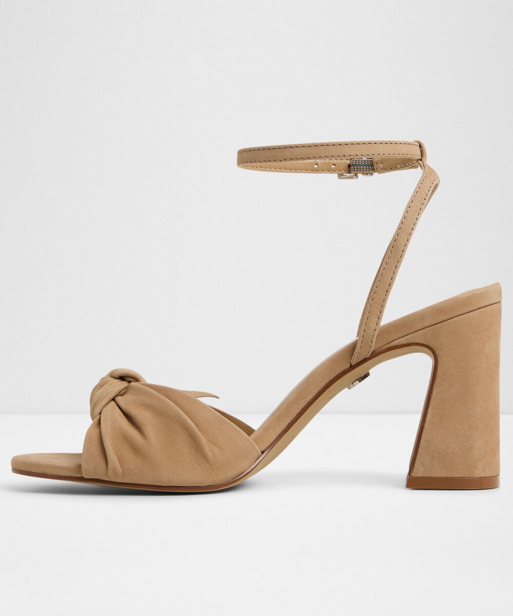 Sandalias de tacón de mujer con punta redonda - Aldo - Beige Beige-3