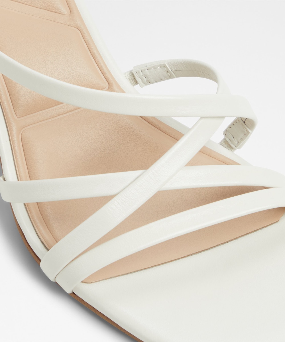 Sandalias de tacón de mujer con punta cuadrada - Aldo - Blanco Blanco-7