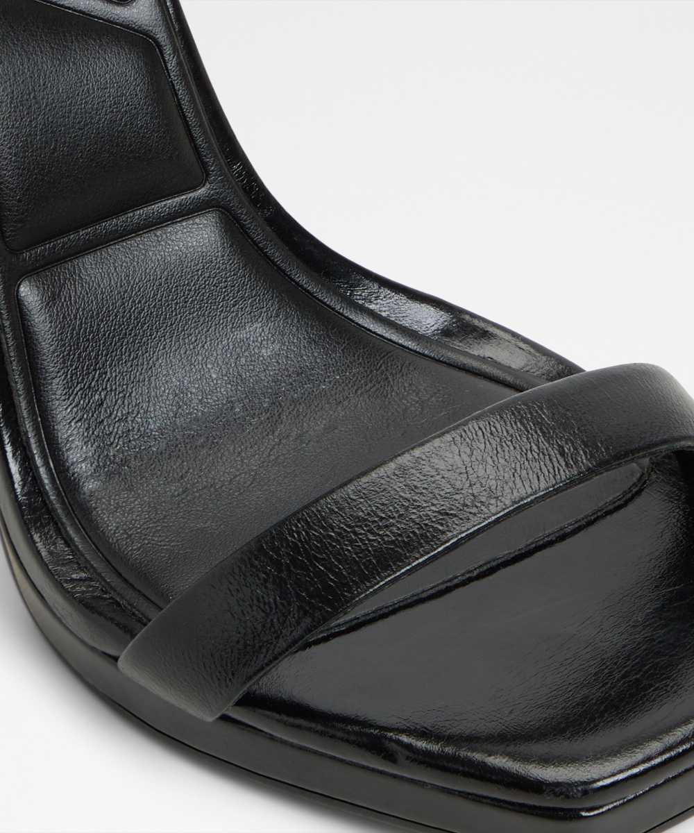 Sandalias de tacón de mujer con punta cuadrada - Aldo - Negro Negro-7