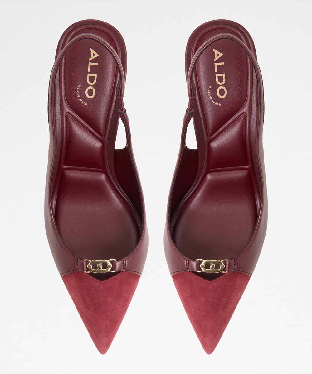 Zapatos de salón de mujer con punta afilada - Aldo - Burdeos Burdeos-3
