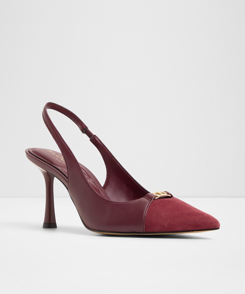 Zapatos de salón de mujer con punta afilada - Aldo - Burdeos Burdeos-5