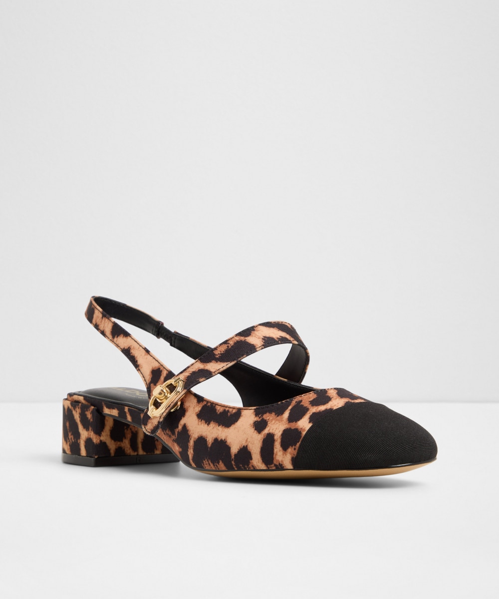 Zapatos de salón de mujer con punta redonda - Aldo - Negro Negro-4