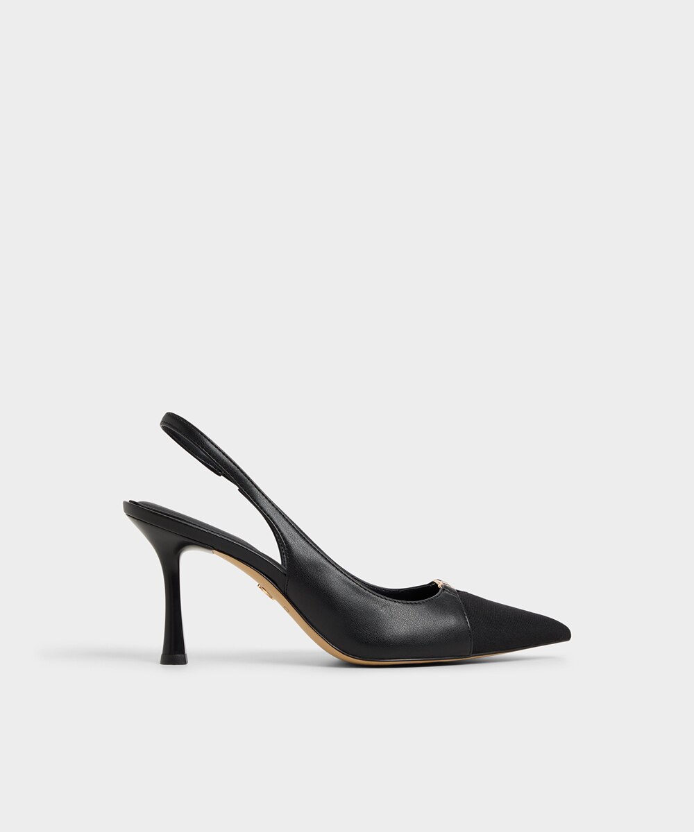 Imagen 0 de Zapatos de salón de mujer con punta de punta Marrón