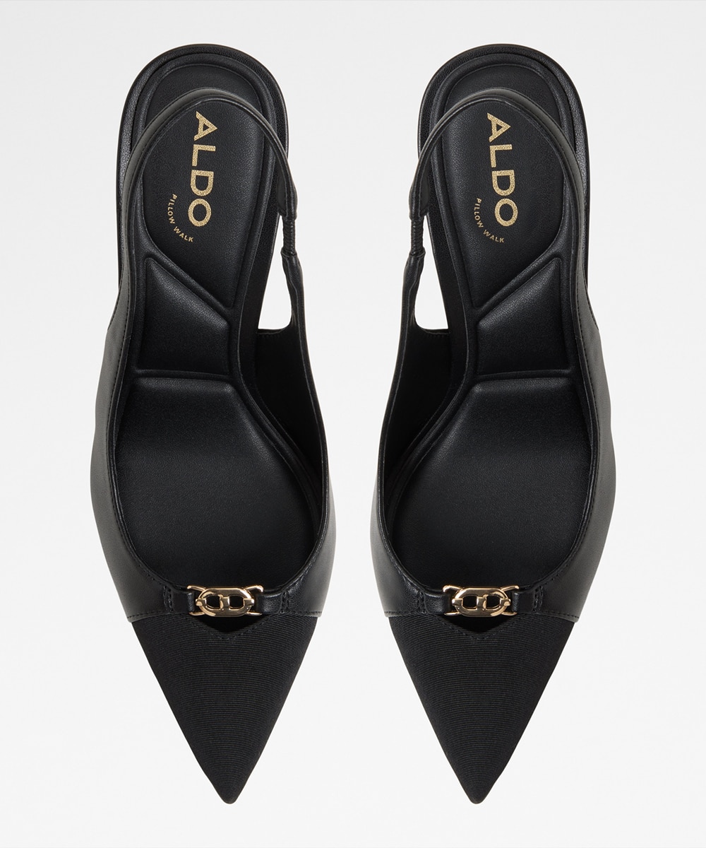 Zapatos de salón de mujer con punta afilada - Aldo - Negro Negro-3