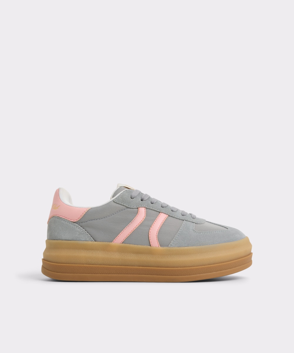 Zapatillas deportivas de mujer con punta redonda - Aldo - Gris Gris-1