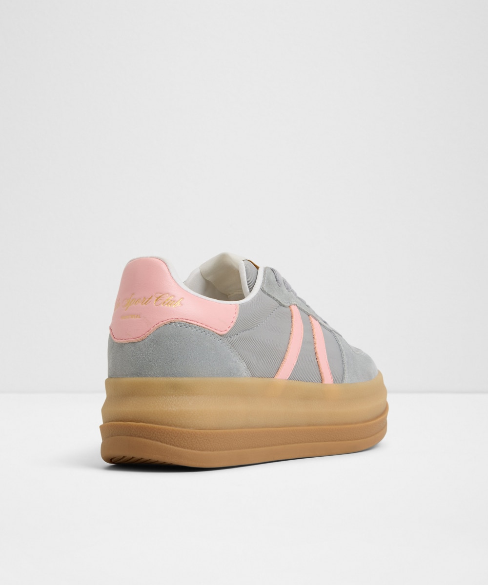 Zapatillas deportivas de mujer con punta redonda - Aldo - Gris Gris-3