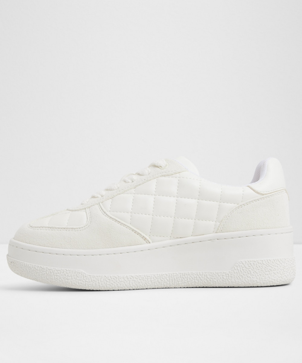 Zapatillas deportivas de mujer con punta redonda - Aldo - Blanco Blanco-2