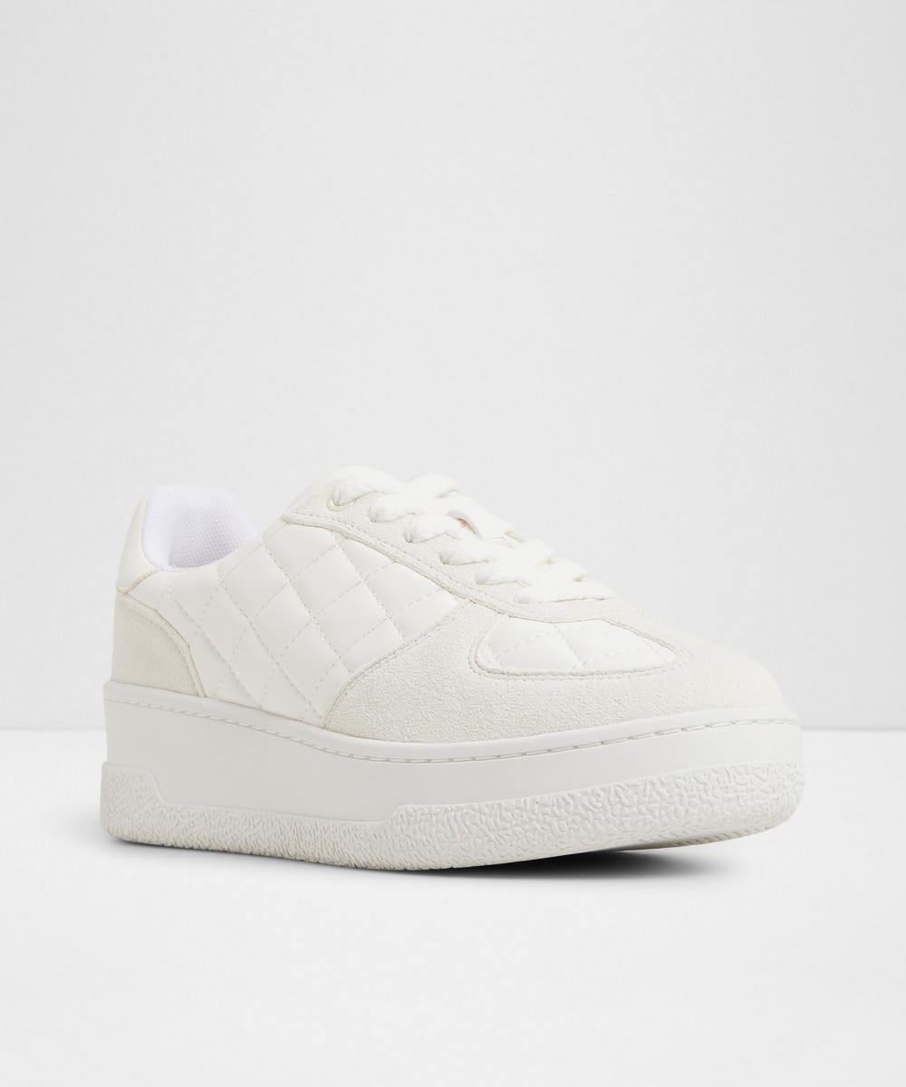 Zapatillas deportivas de mujer con punta redonda - Aldo - Blanco Blanco-4