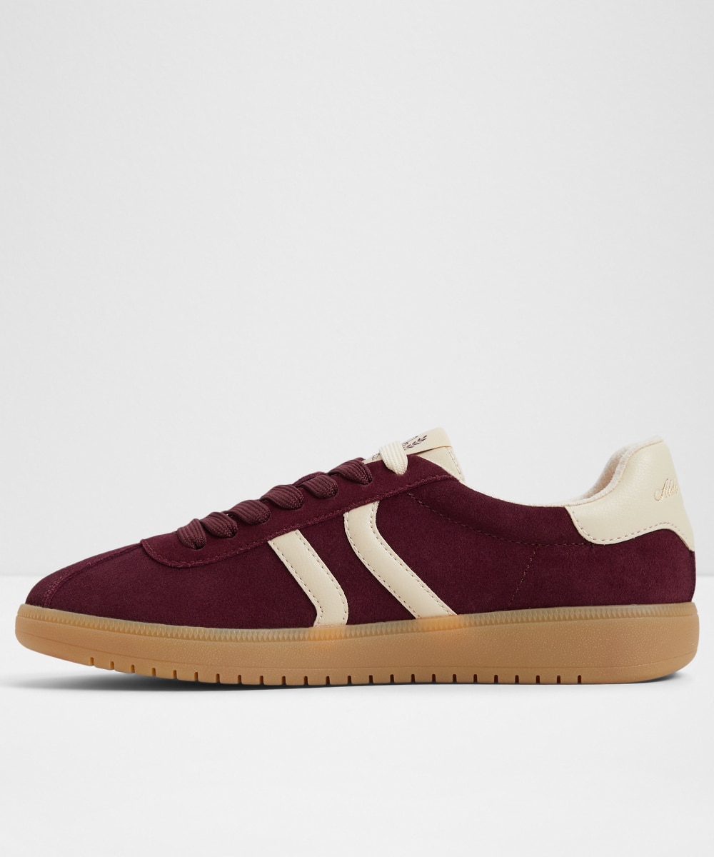 Zapatillas deportivas de mujer con punta redonda - Aldo - Negro Burdeos-2