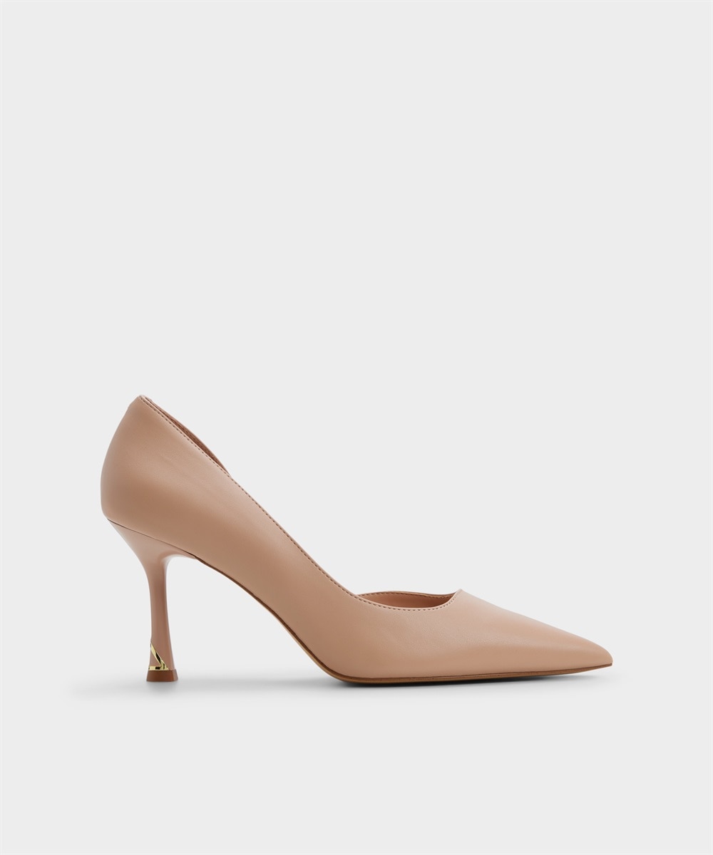 Imagen 0 de Zapatos de salón de mujer con punta afilada Beige