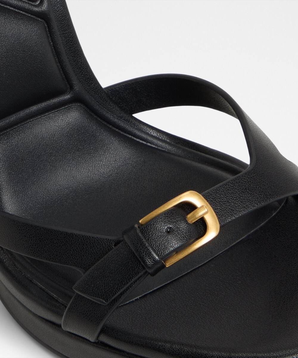 Sandalias de tacón de mujer con punta redonda - Aldo - Negro Negro-7