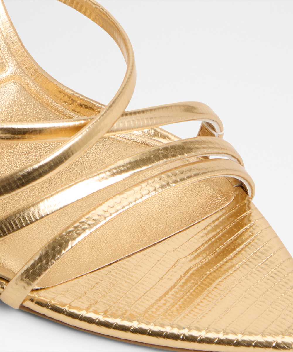 Sandalias de tacón de mujer con punta afilada - Aldo - Oro Oro-7