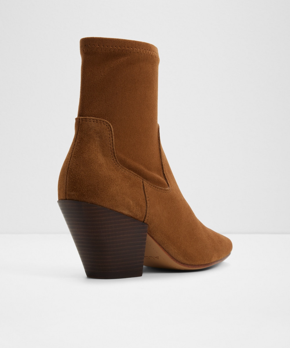 Botines básicos de mujer con punta cuadrada - Aldo - Camel Camel-2