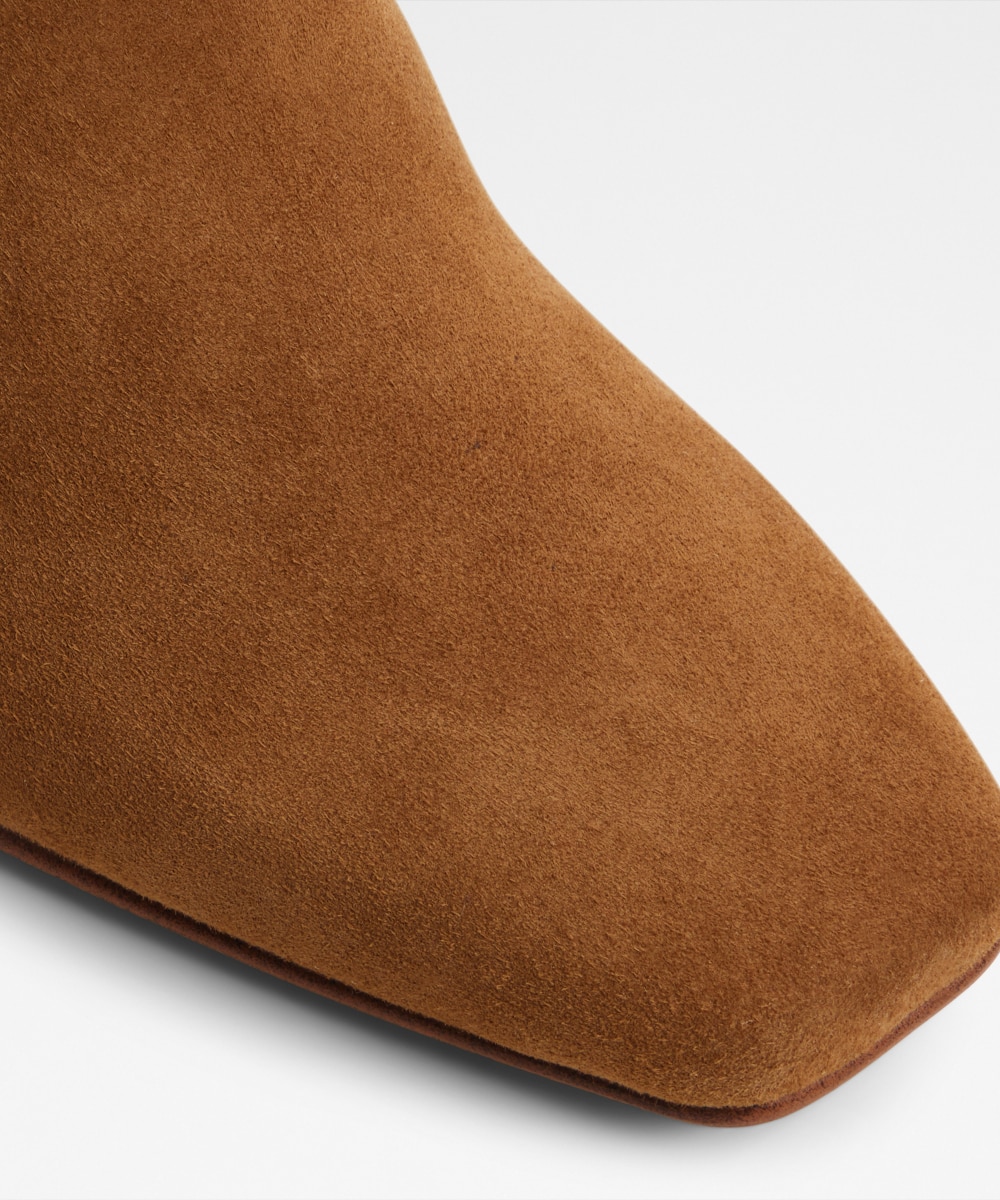 Botines básicos de mujer con punta cuadrada - Aldo - Camel Camel-5