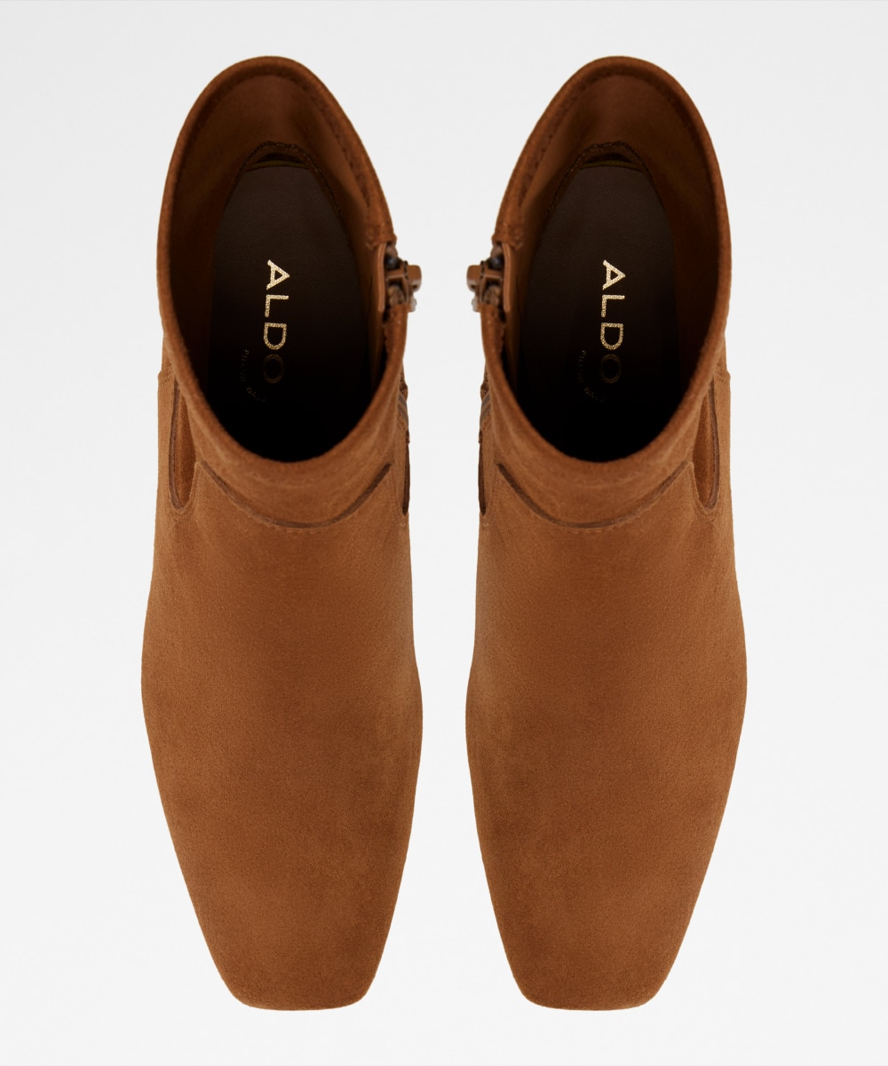 Botines básicos de mujer con punta cuadrada - Aldo - Camel Camel-6