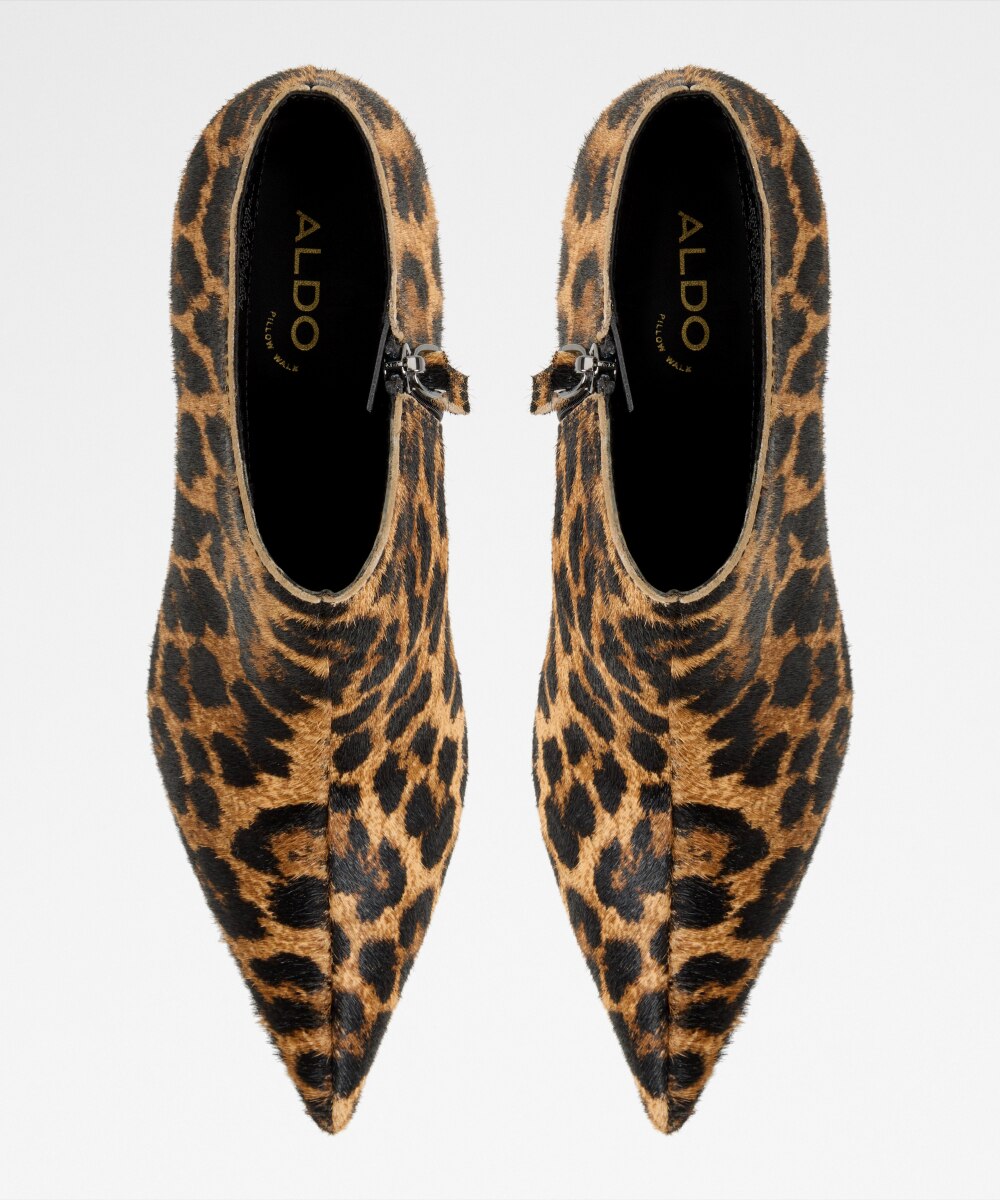 Botines básicos de mujer con punta afilada - Aldo - Marrón / Naranja Marrón / Naranja-6