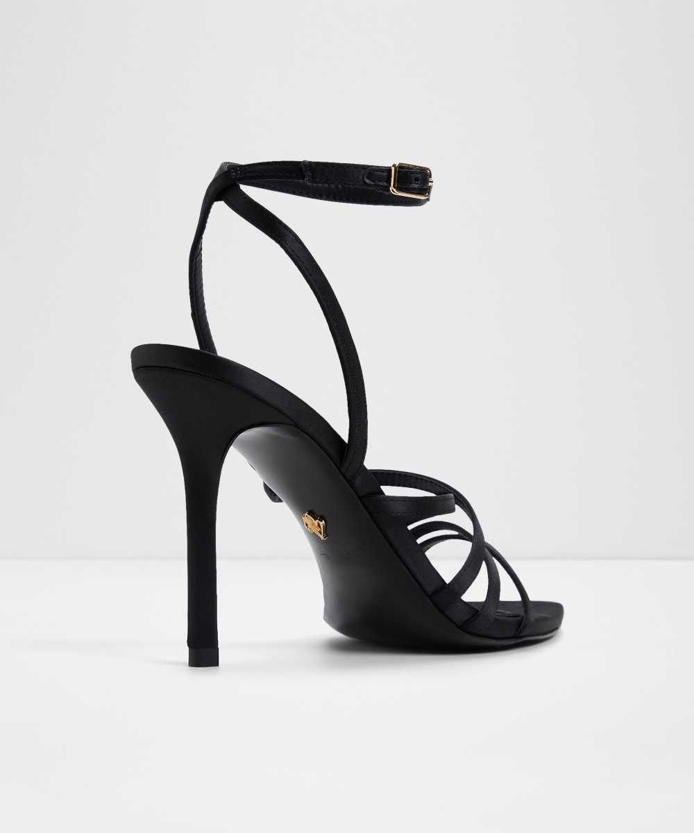 Sandalias de tacón de mujer con punta afilada - Aldo - Negro Negro-3