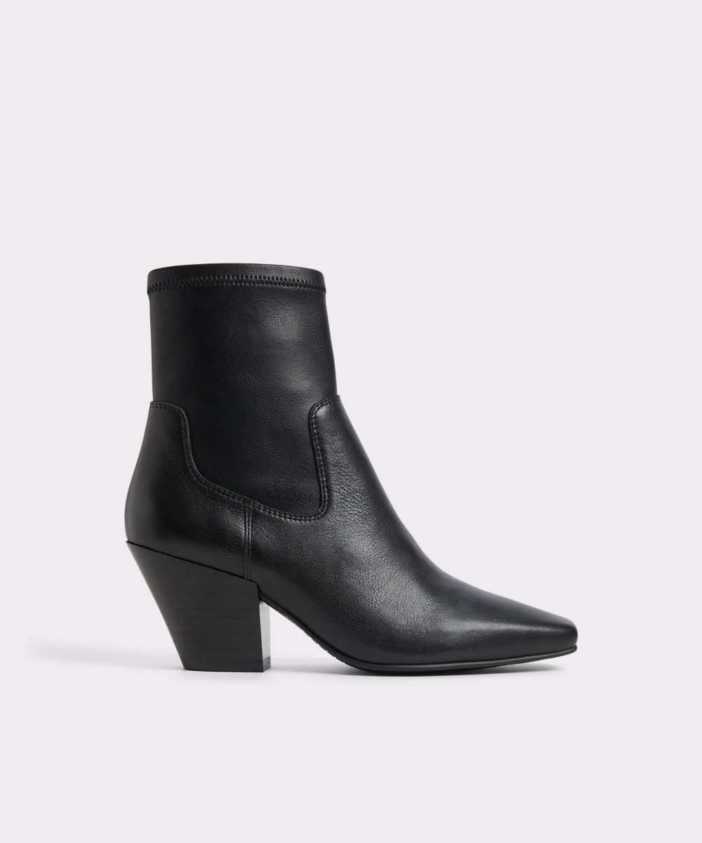 Botines básicos de mujer con punta cuadrada - Aldo - Negro Negro-1