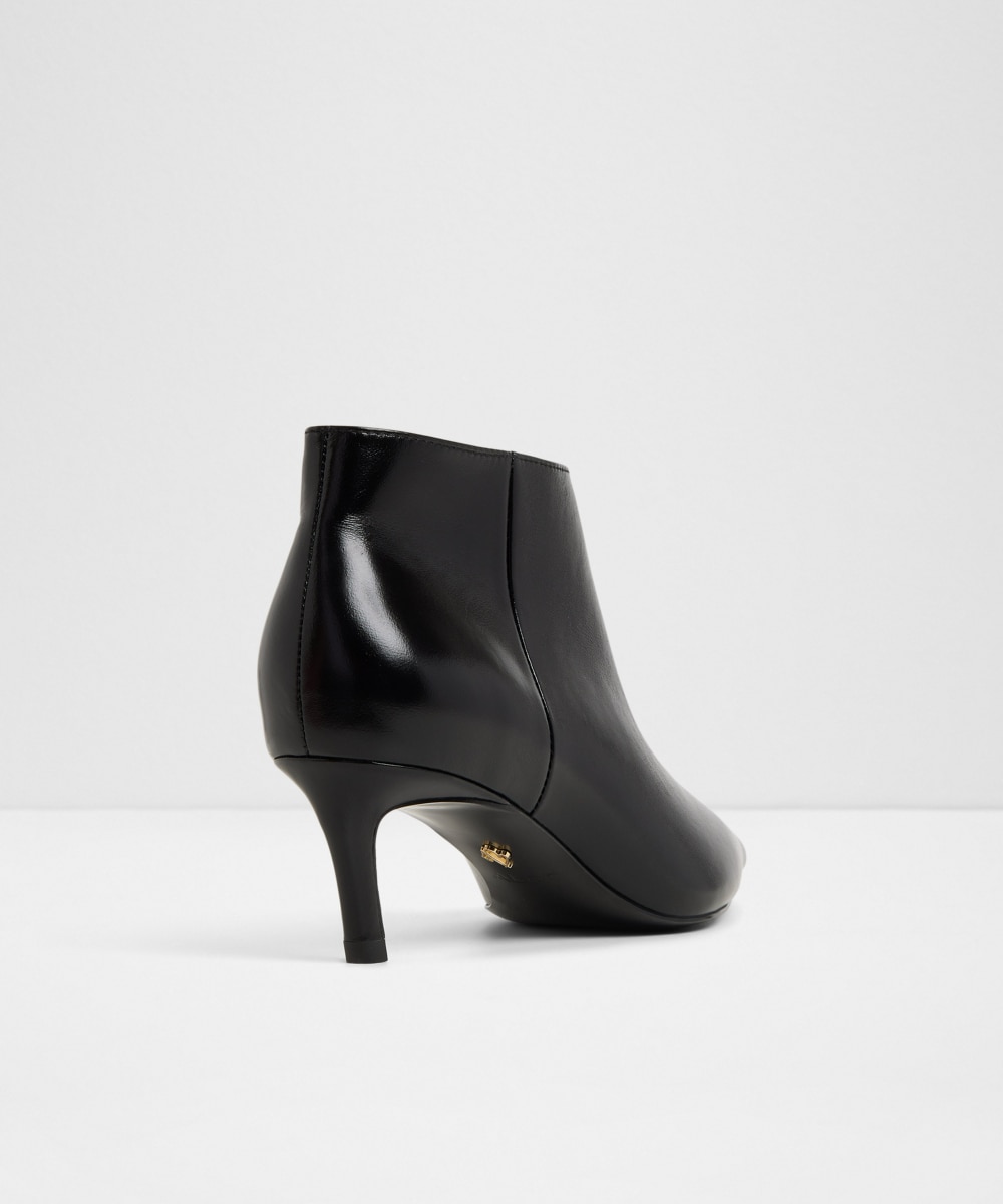 Botines básicos de mujer con punta afilada - Aldo - Negro Negro-3