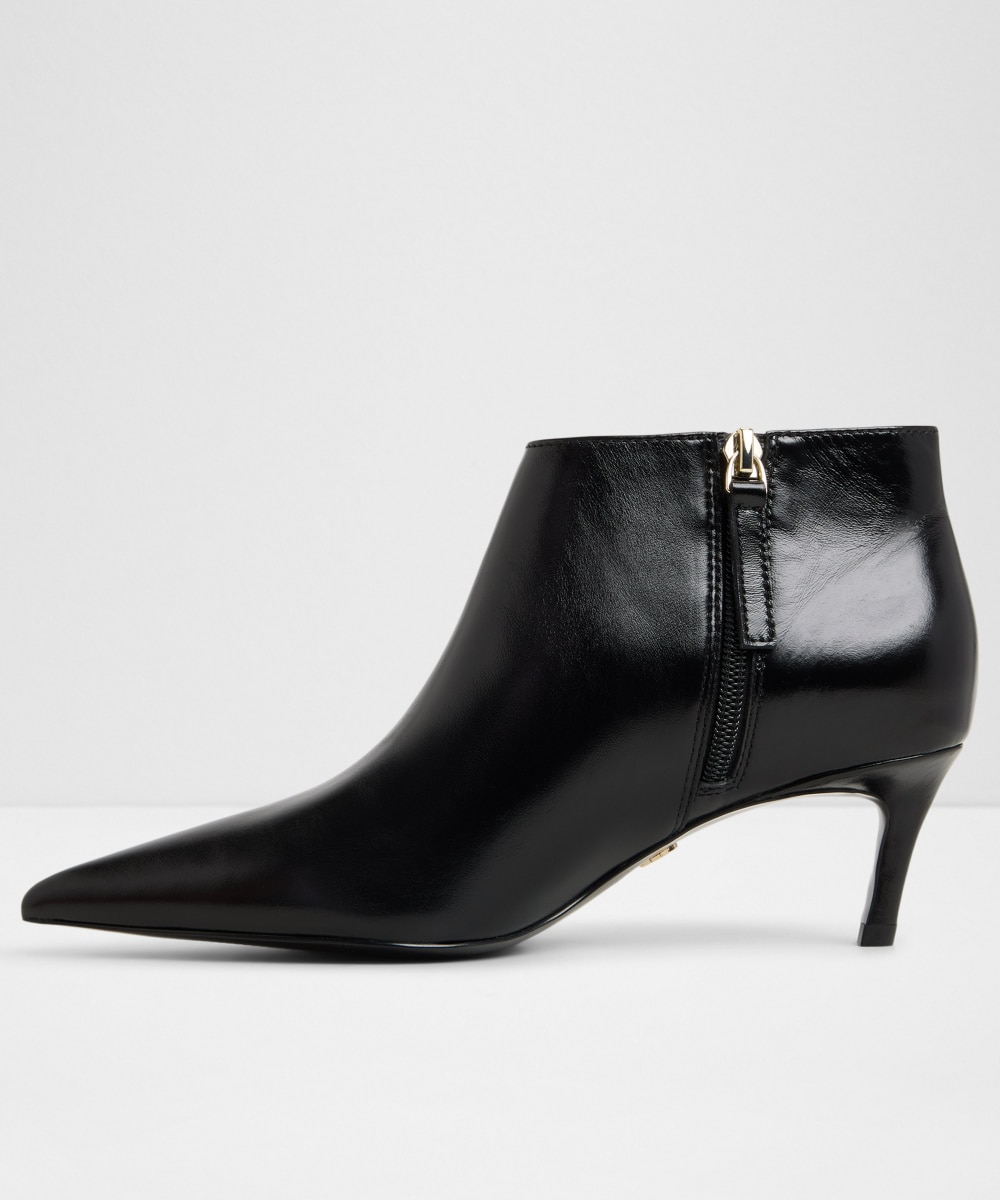 Botines básicos de mujer con punta afilada - Aldo - Negro Negro-2