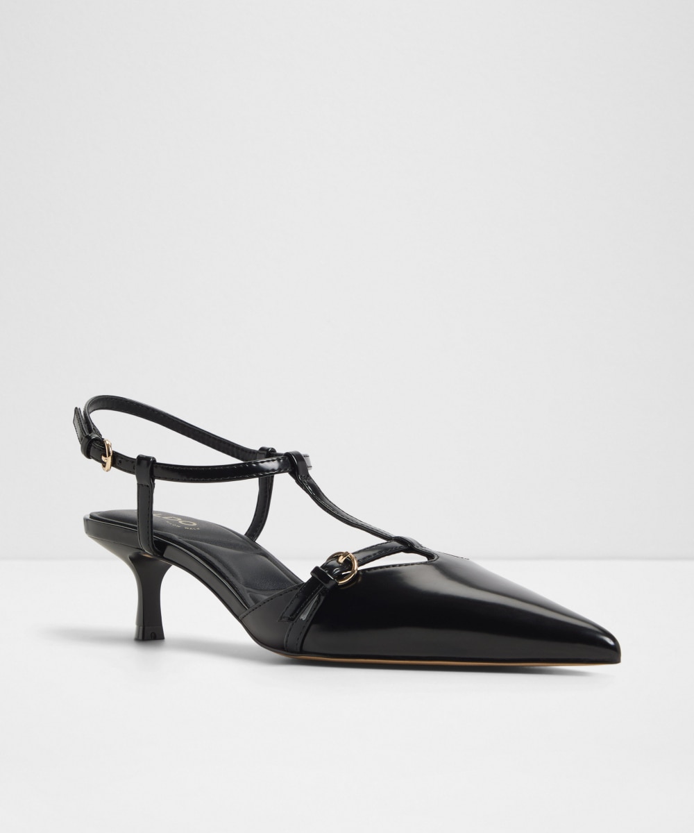 Zapatos de salón de mujer con punta de punta - Aldo - Negro Negro-4