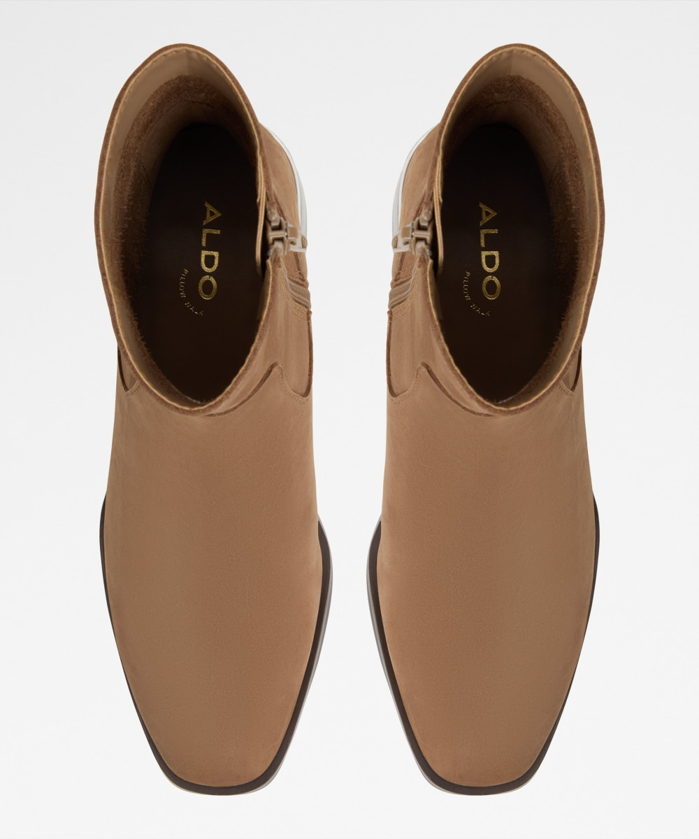 Botines básicos de mujer con punta cuadrada - Aldo - Camel Camel-7