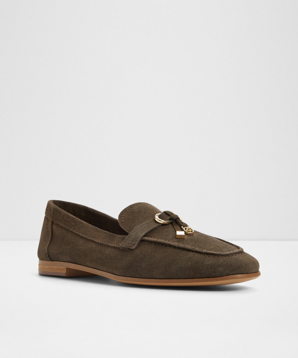 Mocasines planos de mujer con punta redonda - Aldo - Verde Verde-4