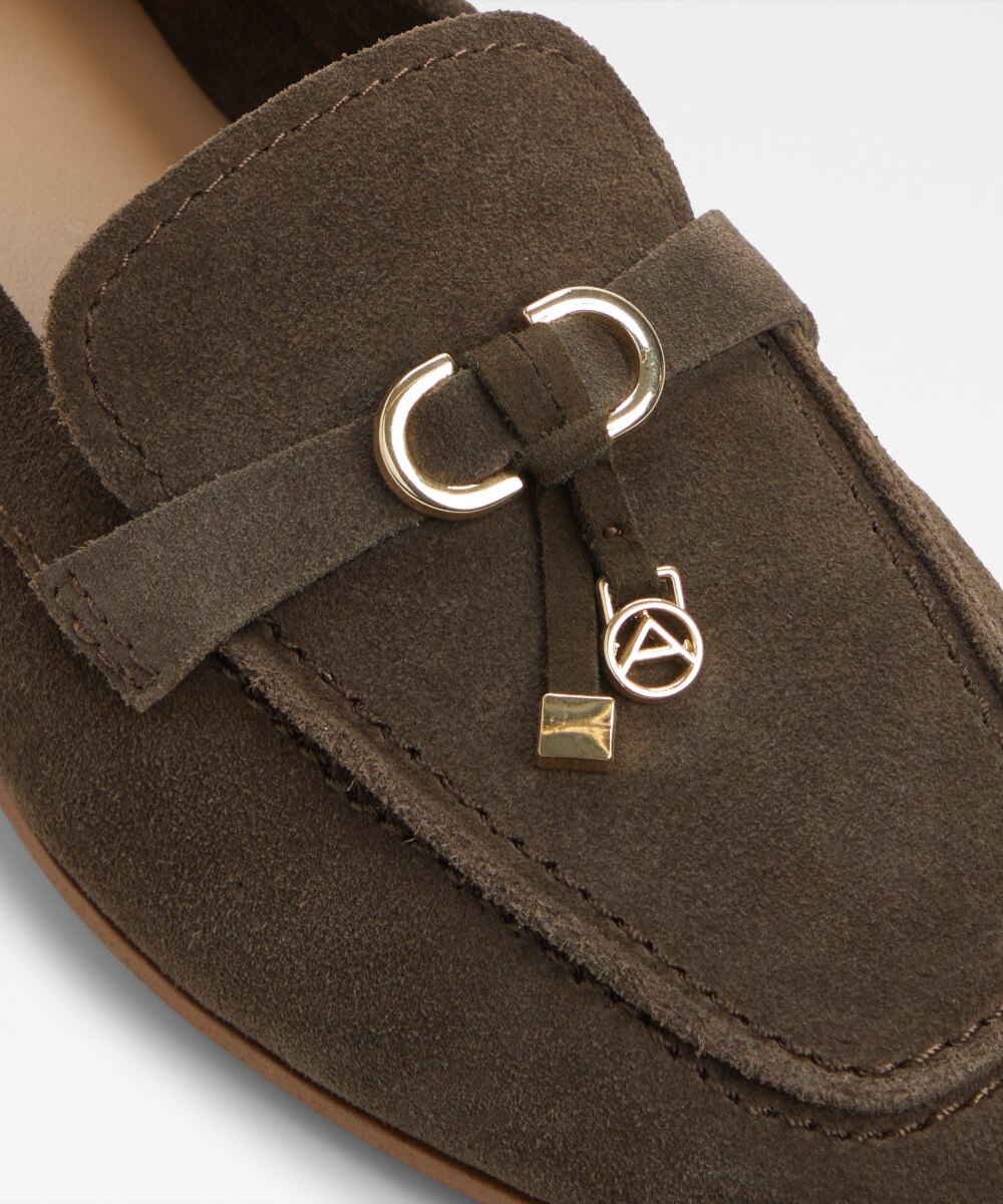 Mocasines planos de mujer con punta redonda - Aldo - Verde Verde-7
