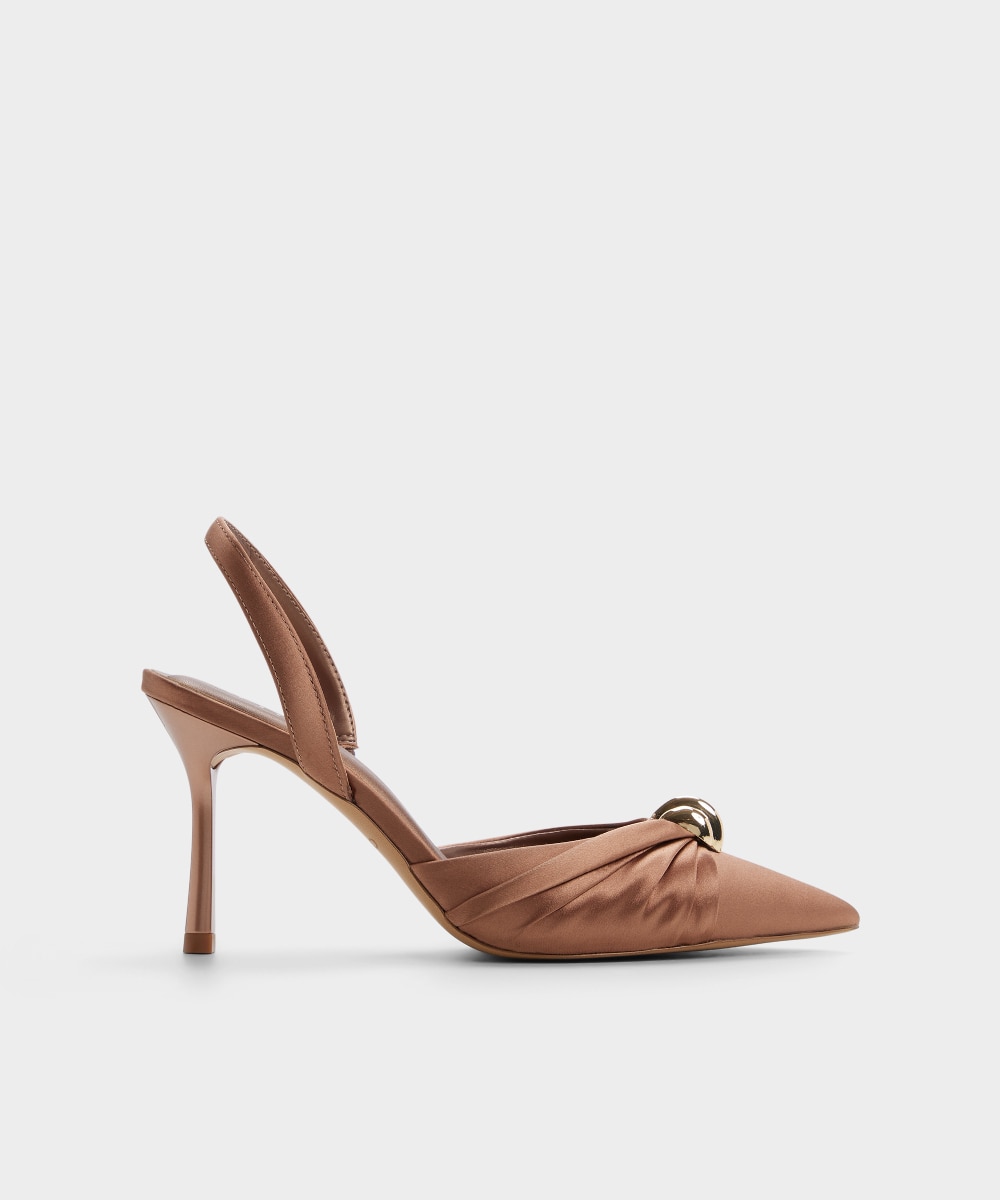 Zapatos de salón de mujer con punta afilada - Aldo - Marrón oscuro Marrón oscuro-1