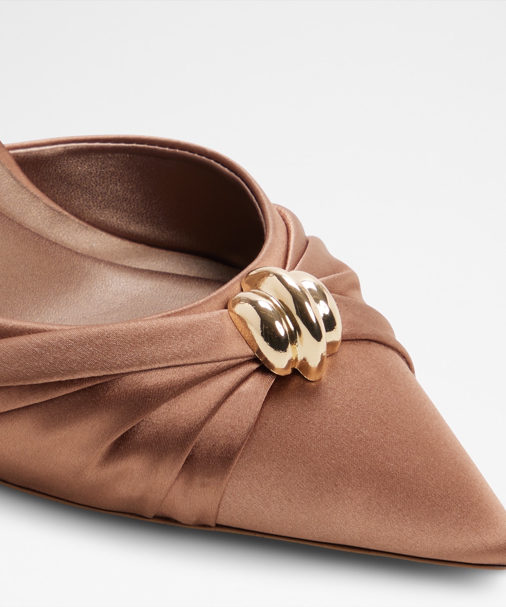 Zapatos de salón de mujer con punta afilada - Aldo - Marrón oscuro Marrón oscuro-5