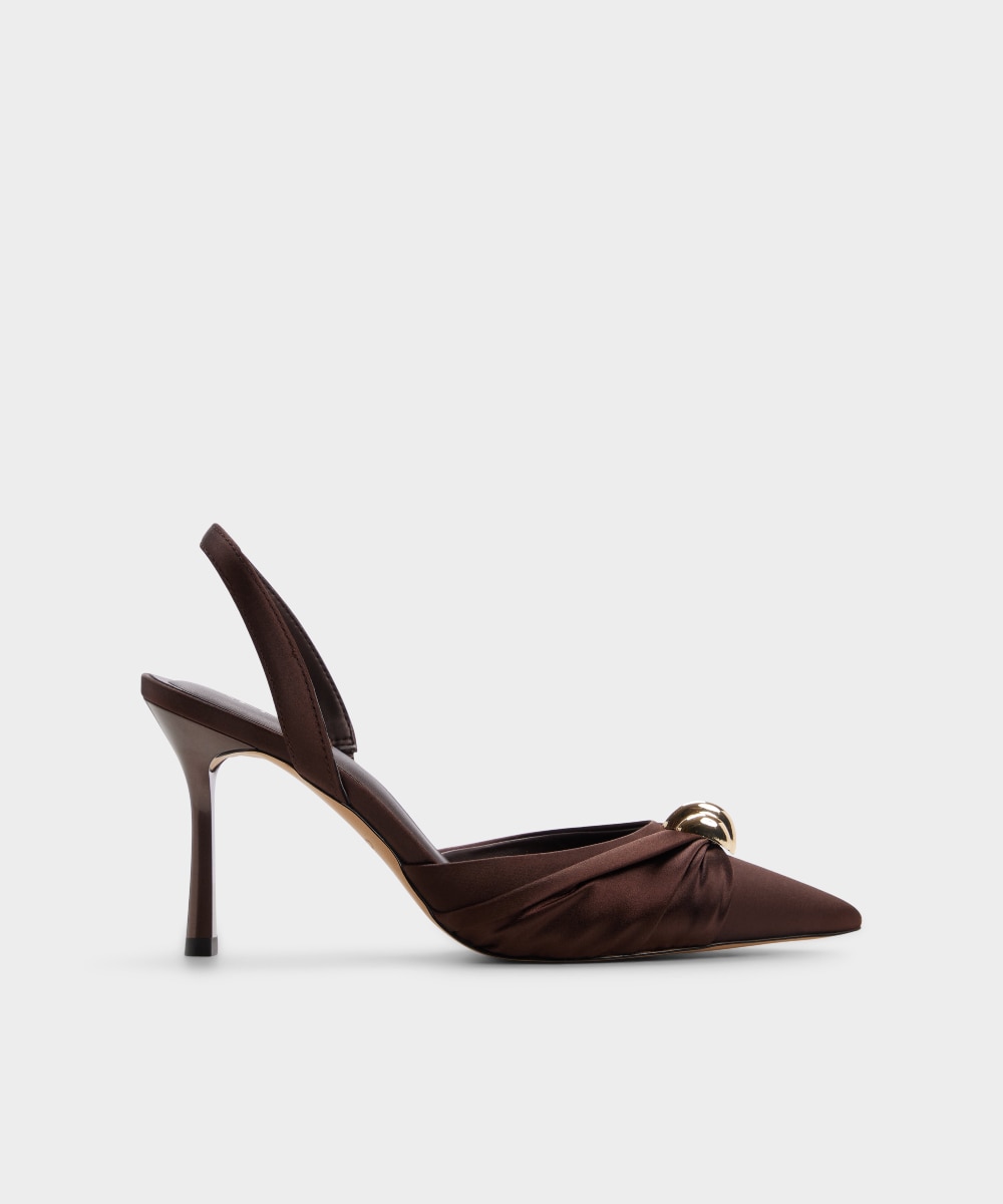 Zapatos de salón de mujer con punta afilada - Aldo - Marrón Marrón-1