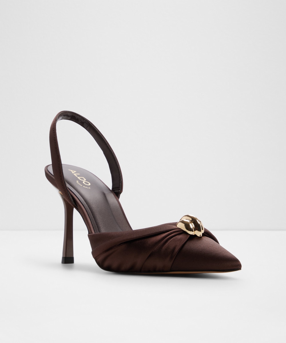Zapatos de salón de mujer con punta afilada - Aldo - Marrón Marrón-4