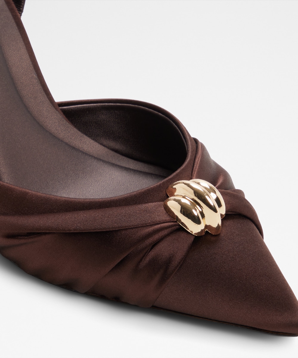 Zapatos de salón de mujer con punta afilada - Aldo - Marrón Marrón-5