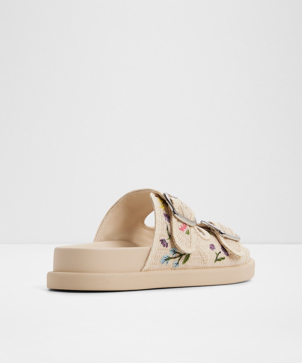 Sandalias planas de mujer con punta redonda - Aldo - Beige Beige-3
