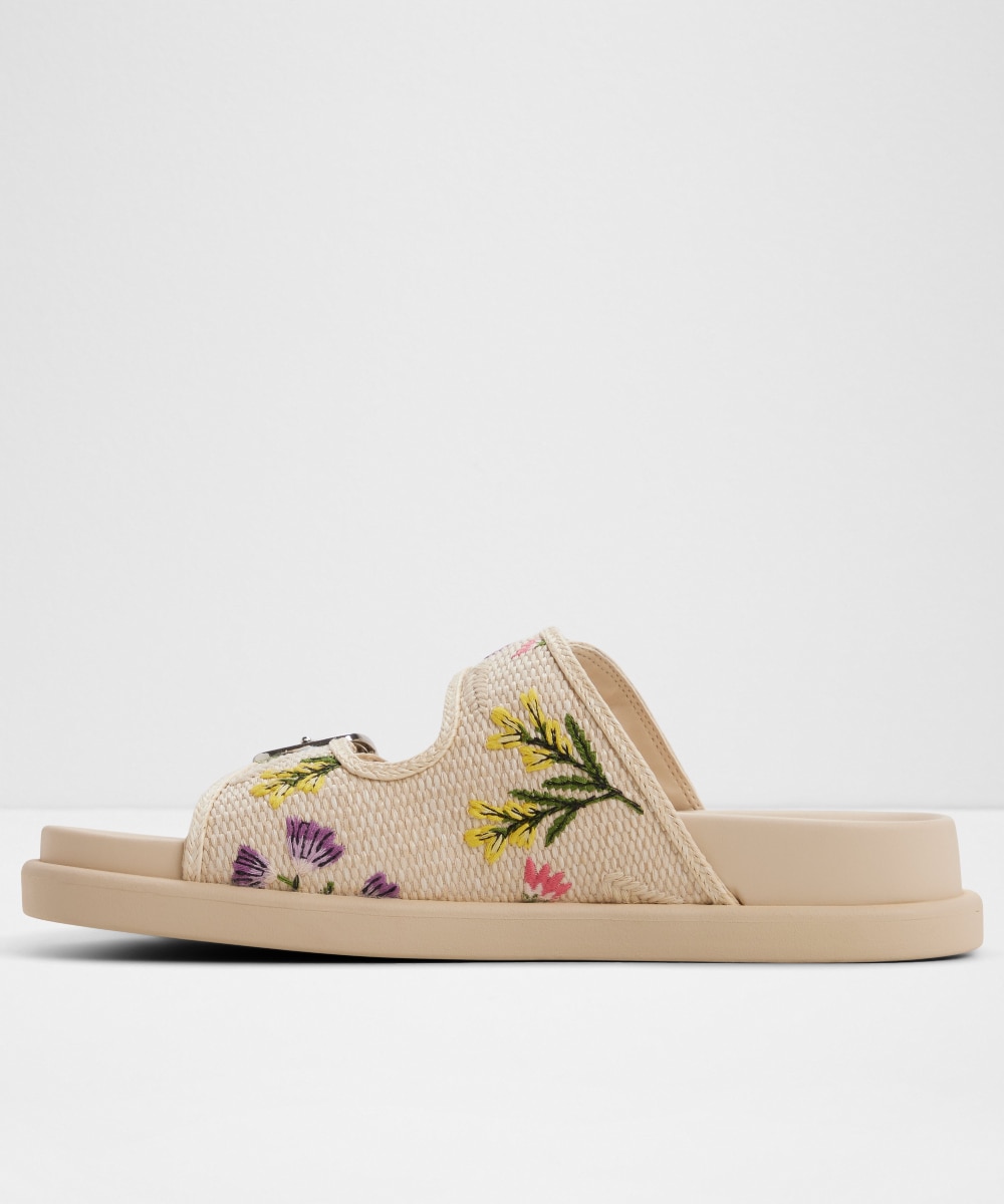 Sandalias planas de mujer con punta redonda - Aldo - Beige Beige-2