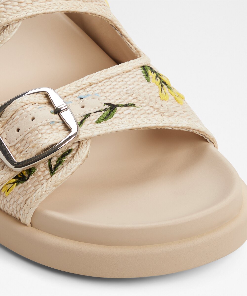 Sandalias planas de mujer con punta redonda - Aldo - Beige Beige-5