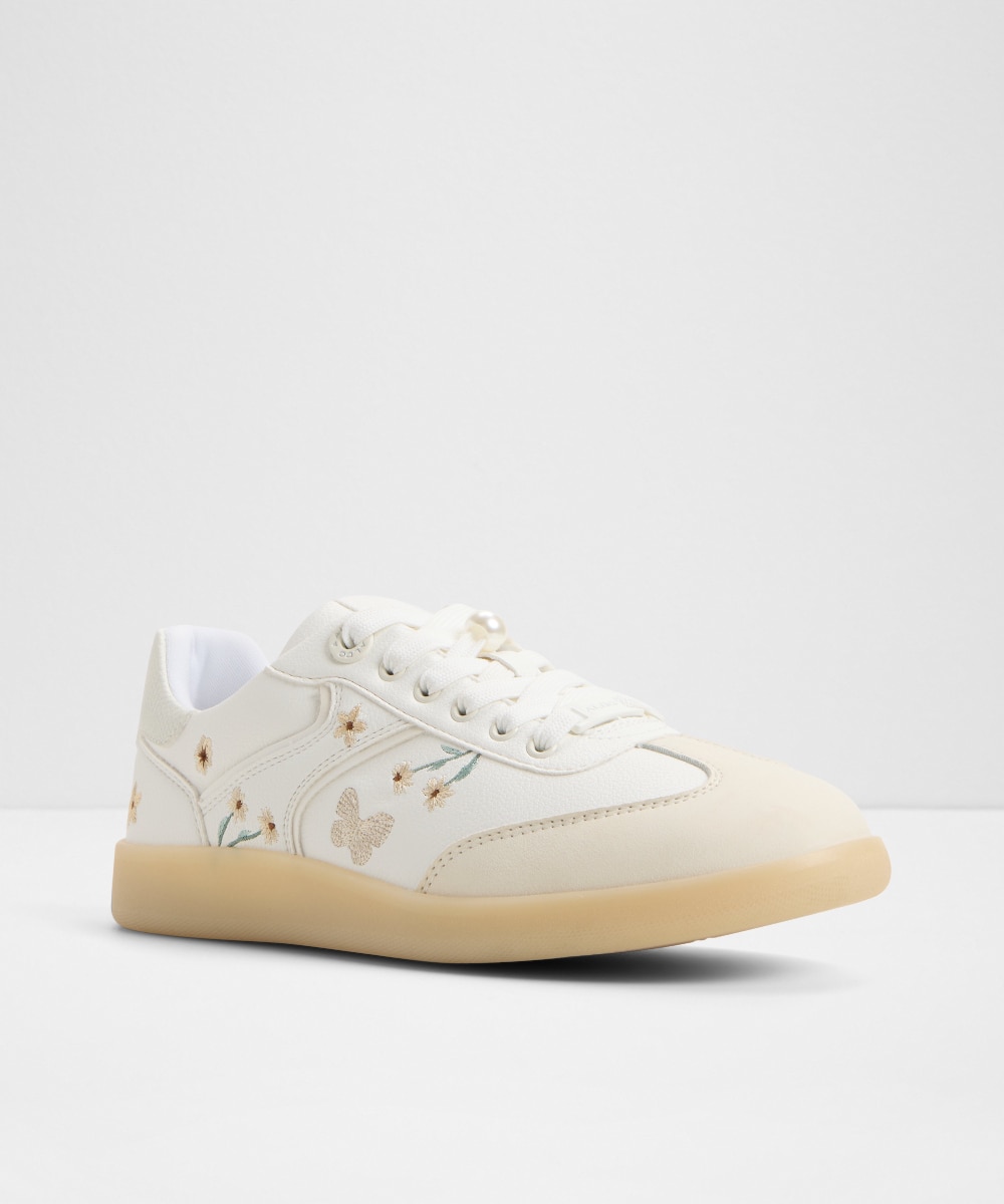 Zapatillas deportivas de mujer con punta redonda - Aldo - Beige Beige-4