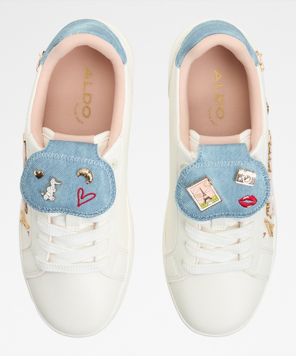 Zapatillas deportivas de mujer con punta redonda - Aldo - Blanco Blanco-6