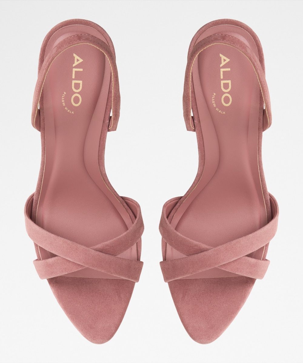 Sandalias de tacón de mujer con punta de punta - Aldo - Rosa claro Rosa claro-2