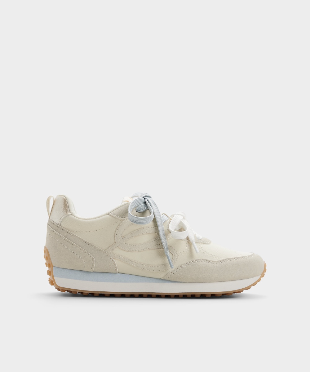 Zapatillas deportivas de mujer con punta redonda - Aldo - Beige Beige-1