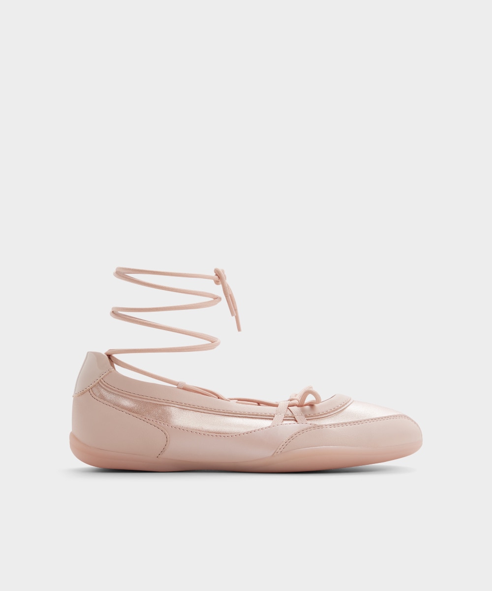 Zapatillas deportivas de mujer con punta redonda - Aldo - Rosa Rosa-1
