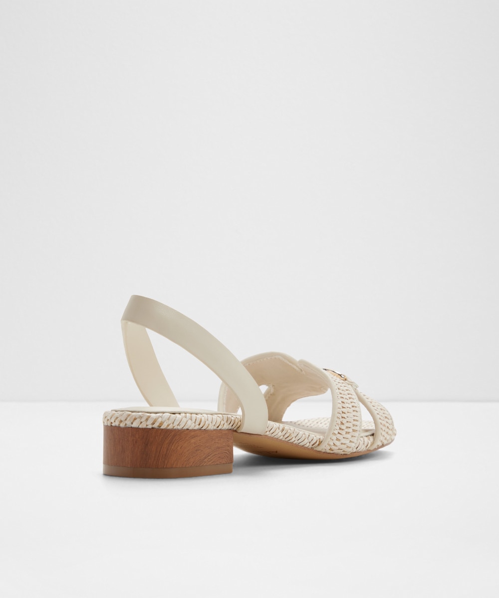 Sandalias planas de mujer con punta cuadrada - Aldo - Beige Beige-3