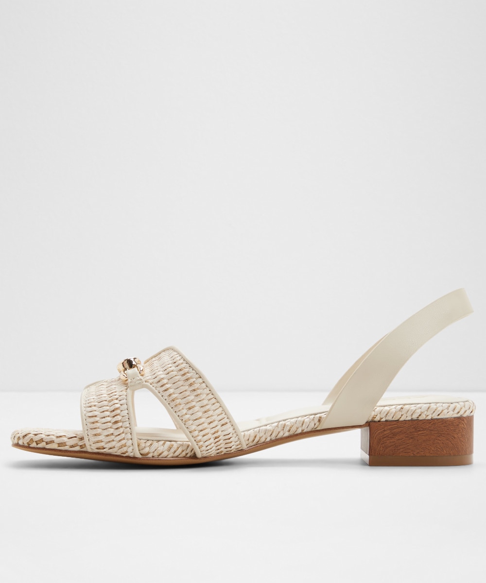 Sandalias planas de mujer con punta cuadrada - Aldo - Beige Beige-2