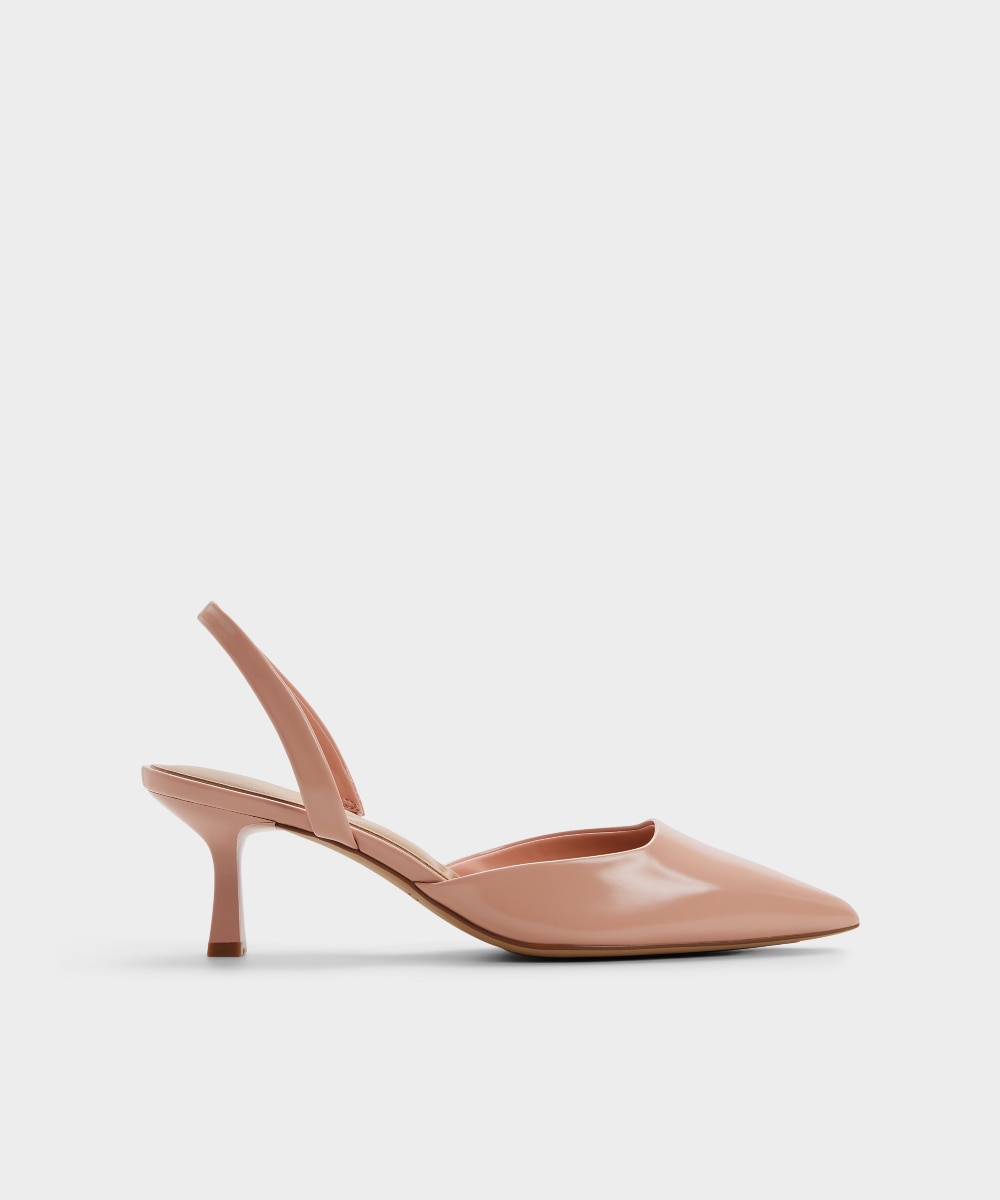 Imagen 0 de Zapatos de salón de mujer con punta afilada Blanco hielo