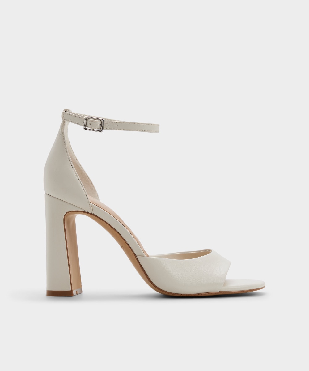 Sandalias de tacón de mujer con punta cuadrada - Aldo - Crudo Crudo-1