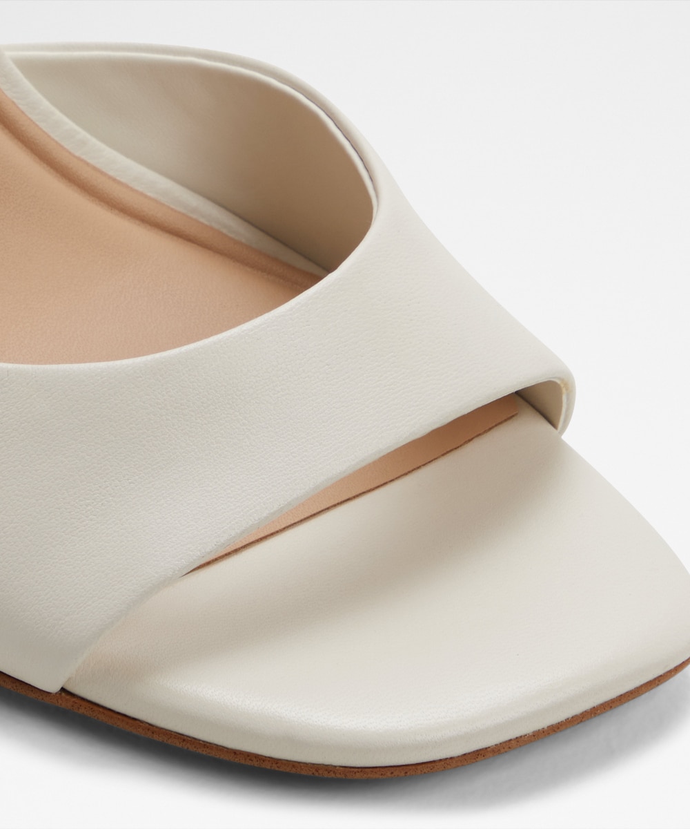 Sandalias de tacón de mujer con punta cuadrada - Aldo - Crudo Crudo-5