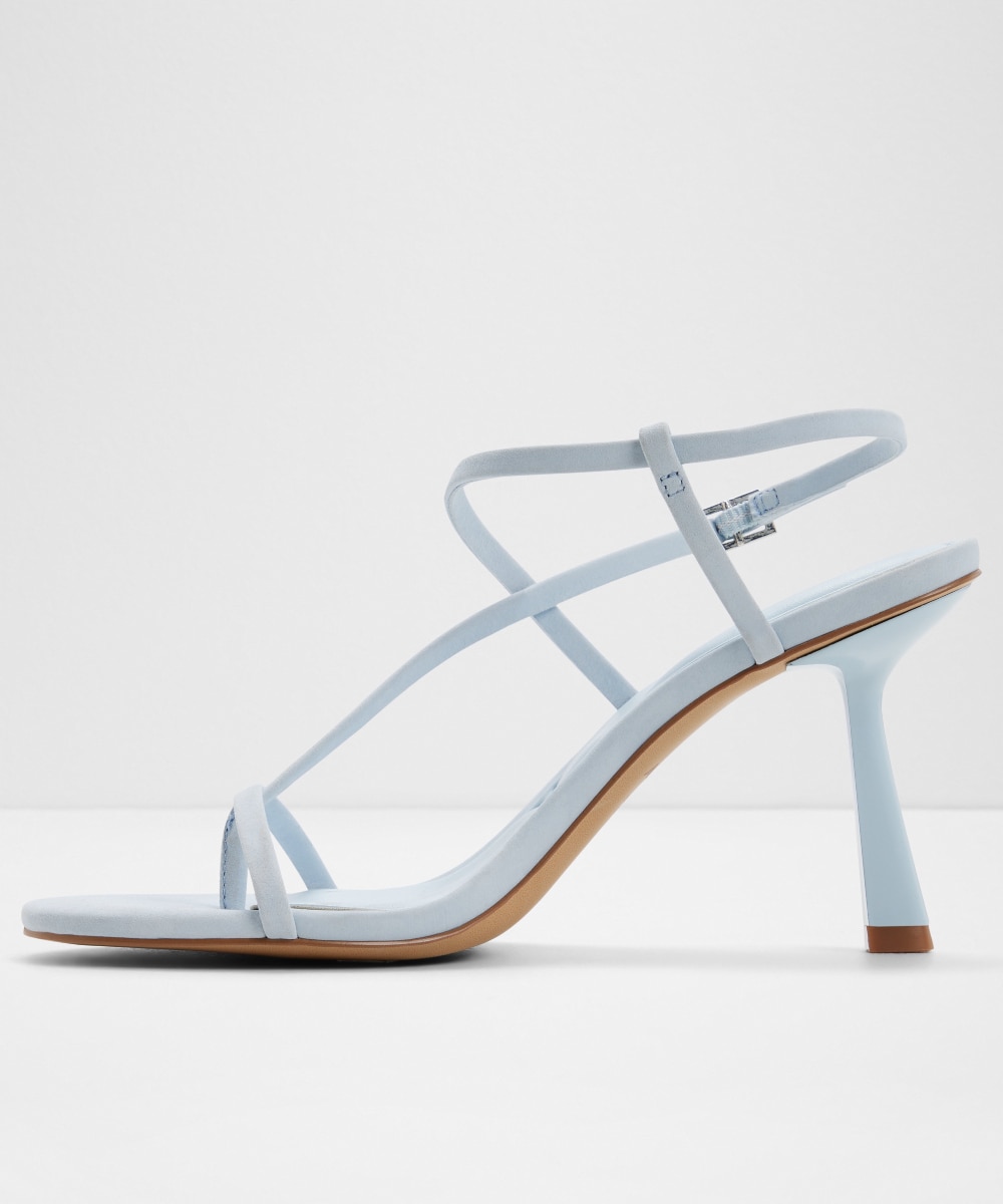 Sandalias de tacón de mujer con punta cuadrada - Aldo - Azul Azul-2