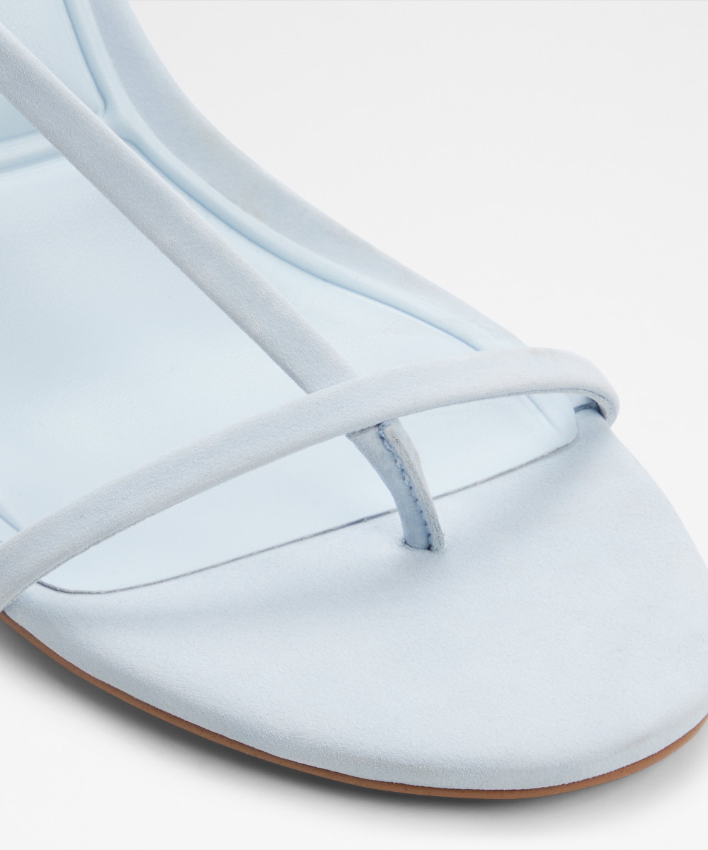 Sandalias de tacón de mujer con punta cuadrada - Aldo - Azul Azul-5