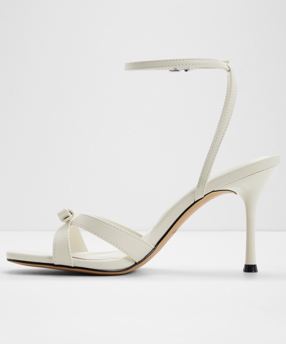Sandalias de tacón de mujer con punta cuadrada - Aldo - Blanco Blanco-2